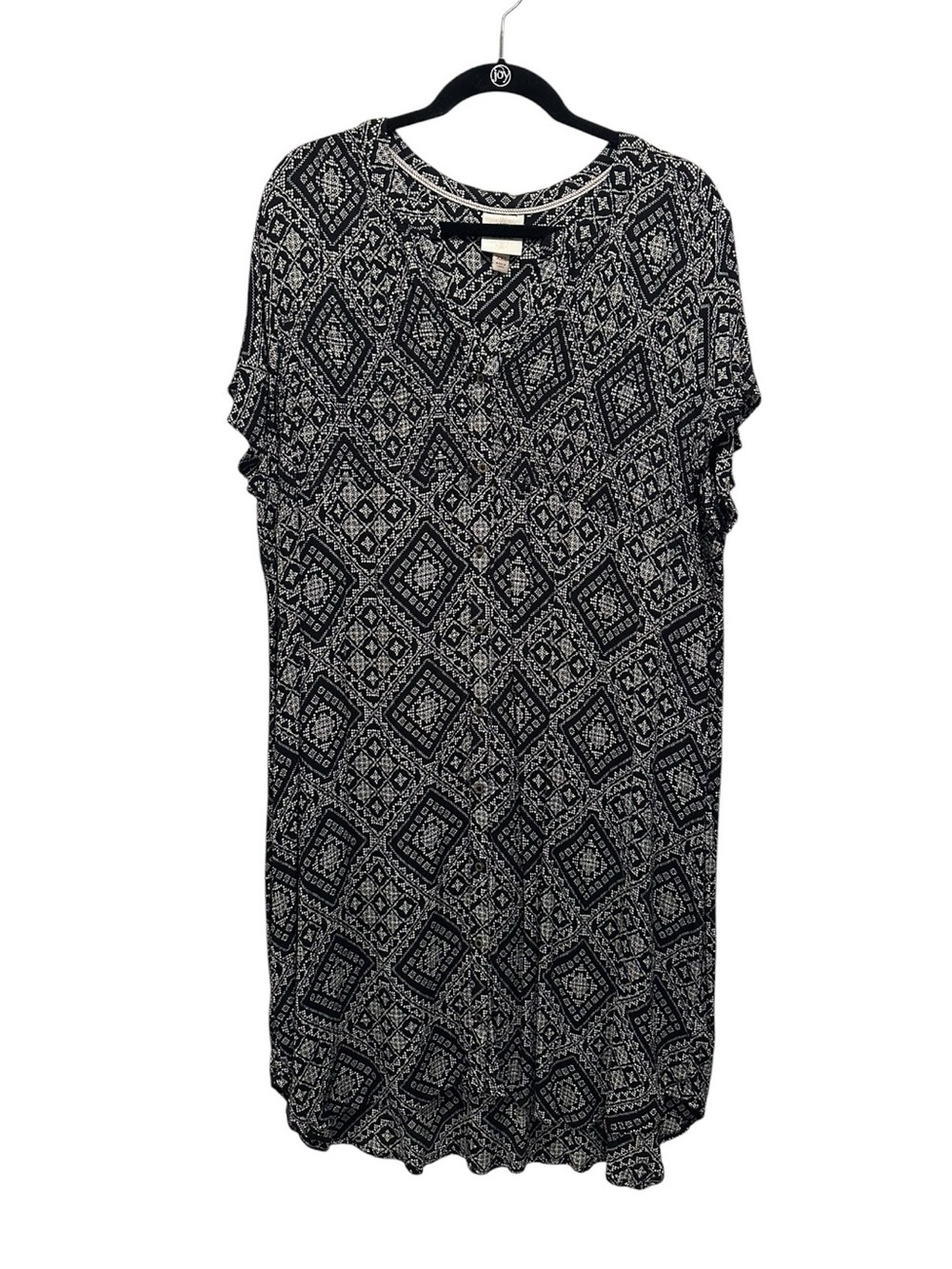 Knox Rose Mini Dress Black & White XXL